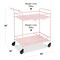 Best Choice Products 2-Tier Rolling Bar Cart Indoor/Outdoor w/ Storage Shelves, Wine Rack, Lockable Wheels